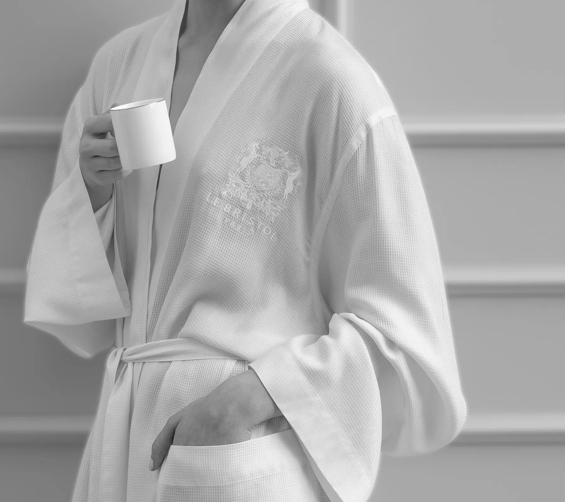 Beltrami robe worn, detail
