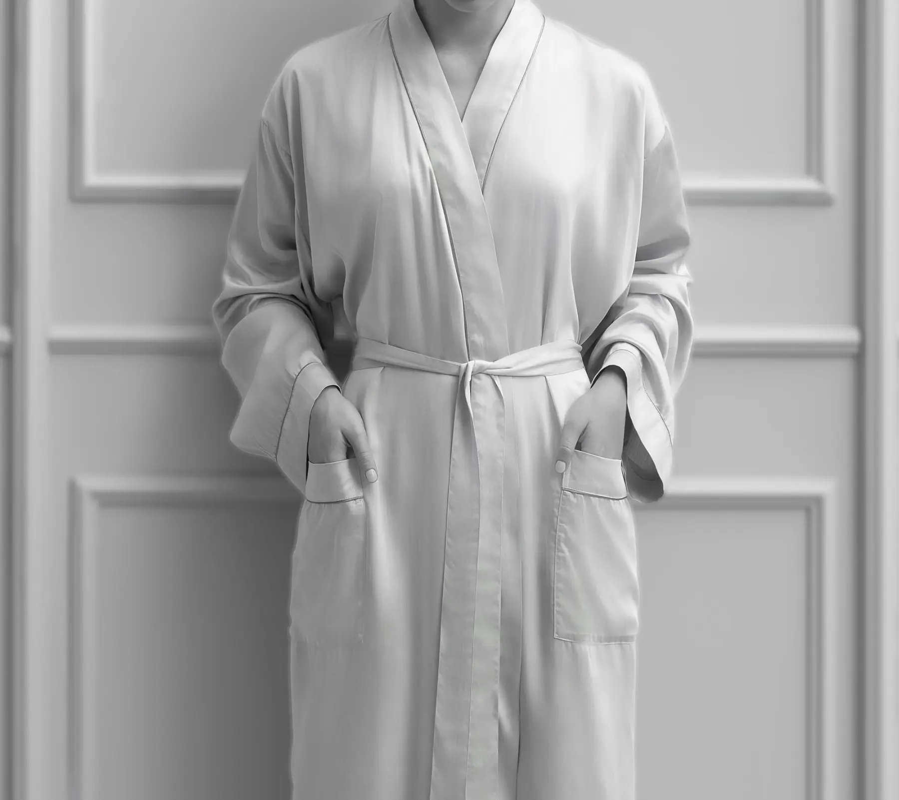 White Beltrami robe worn