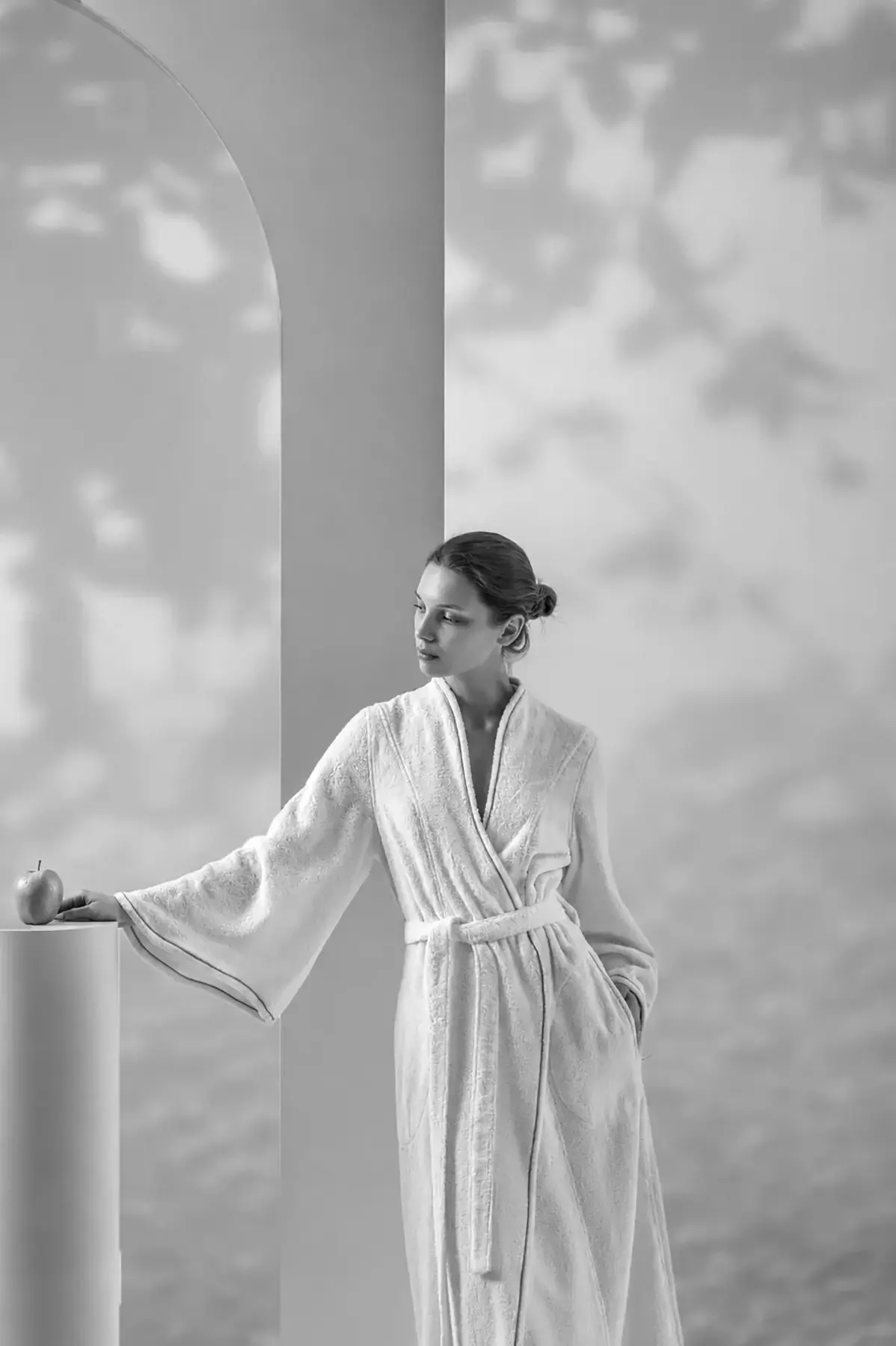 Beltrami robe worn with ease